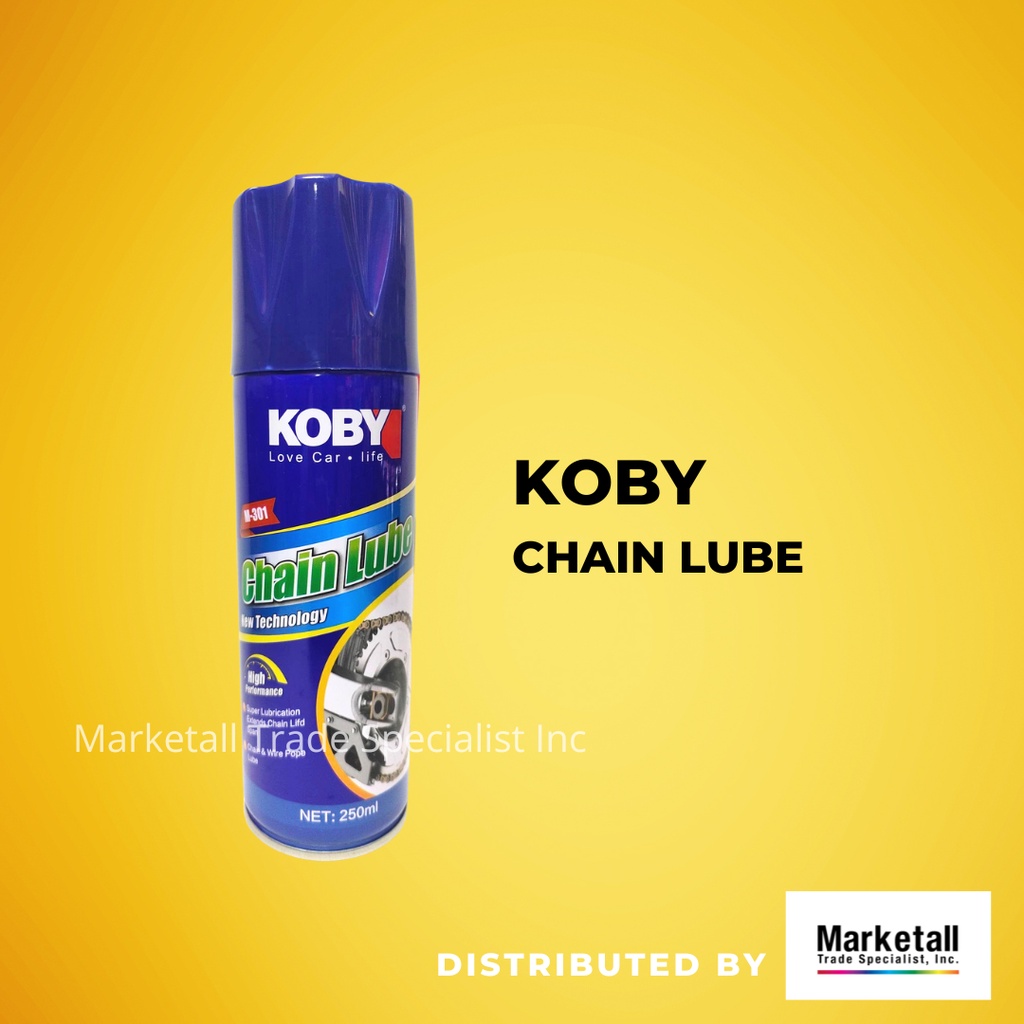 KOBY Chain Lube for Motorcycles 250ml Shopee Philippines