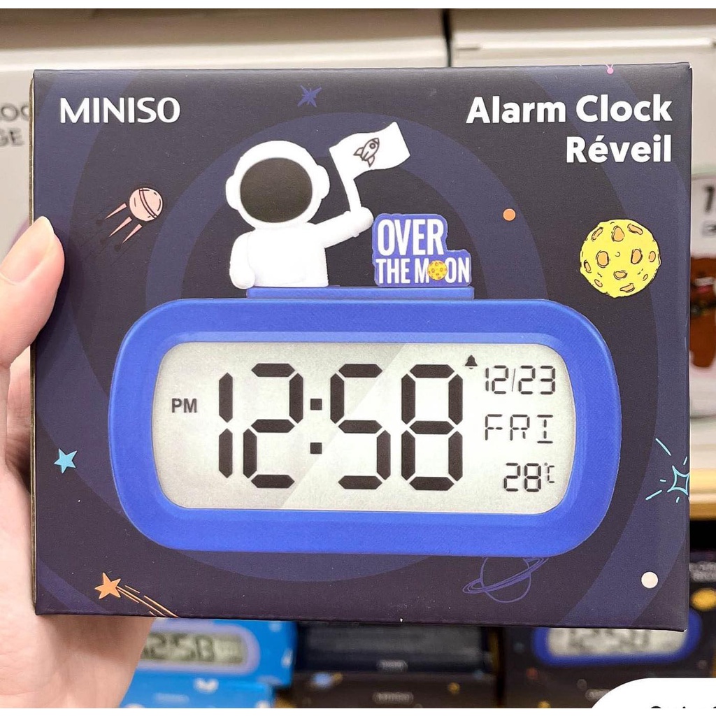 DIGITAL ALARM CLOCK by Miniso Shopee Philippines
