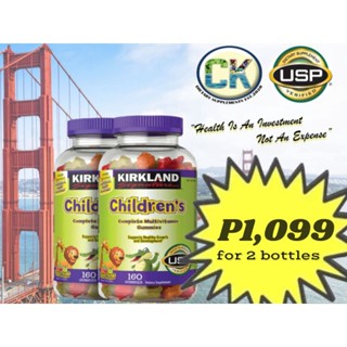 Kirkland Vitamins for Kids - 160 Gummies (2 Bottles for P1,099) - Expiration 12/23