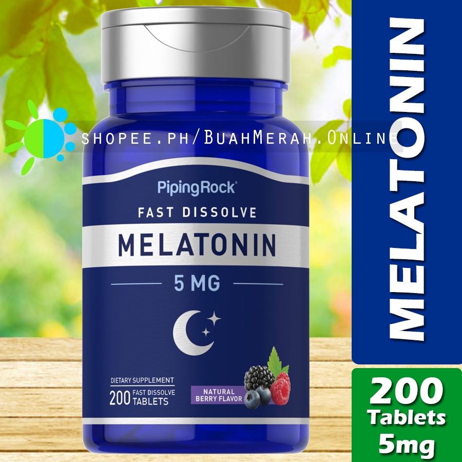 MELATONIN 5mg x 200 Tablets Sleep Sleeping Aid Insomnia Tablet Pill ...