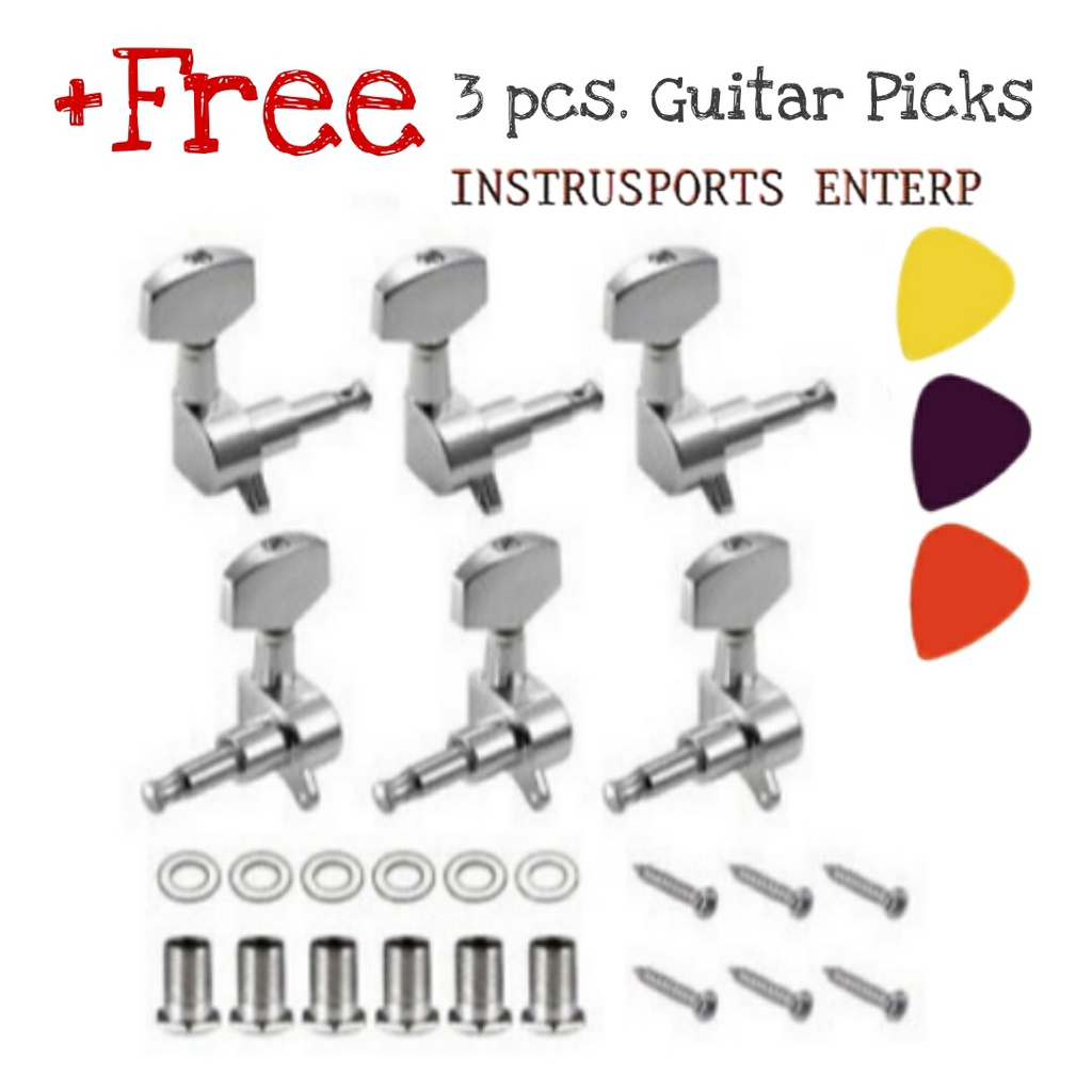 3R 3L Sealed Closed Guitar Tuning Pegs Keys Machine Head Tuners for