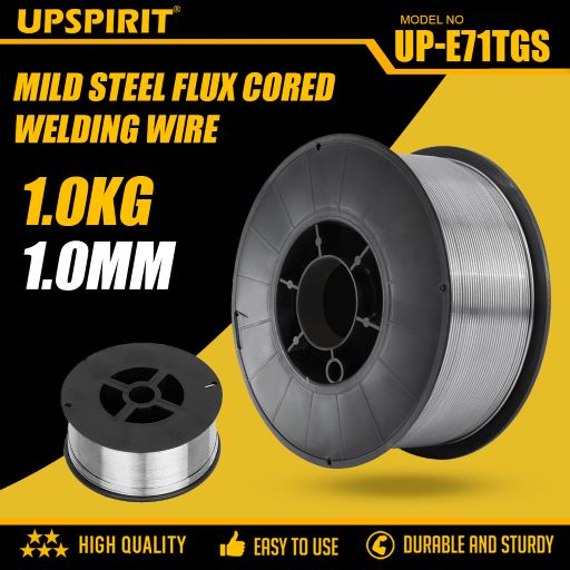 UPSPIRIT MIG Welding Wire Gasless Flux Cored Wire 1.0mm Mild Carbon
