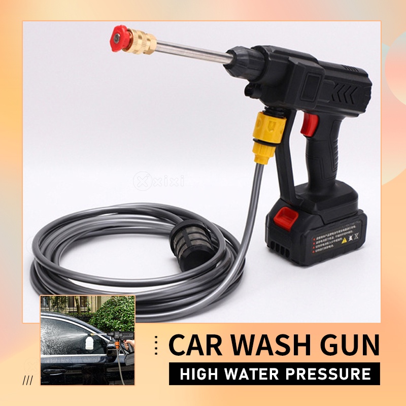 Pressure Washer Gun Portable Wireless Car Washer 24V High Water Pump