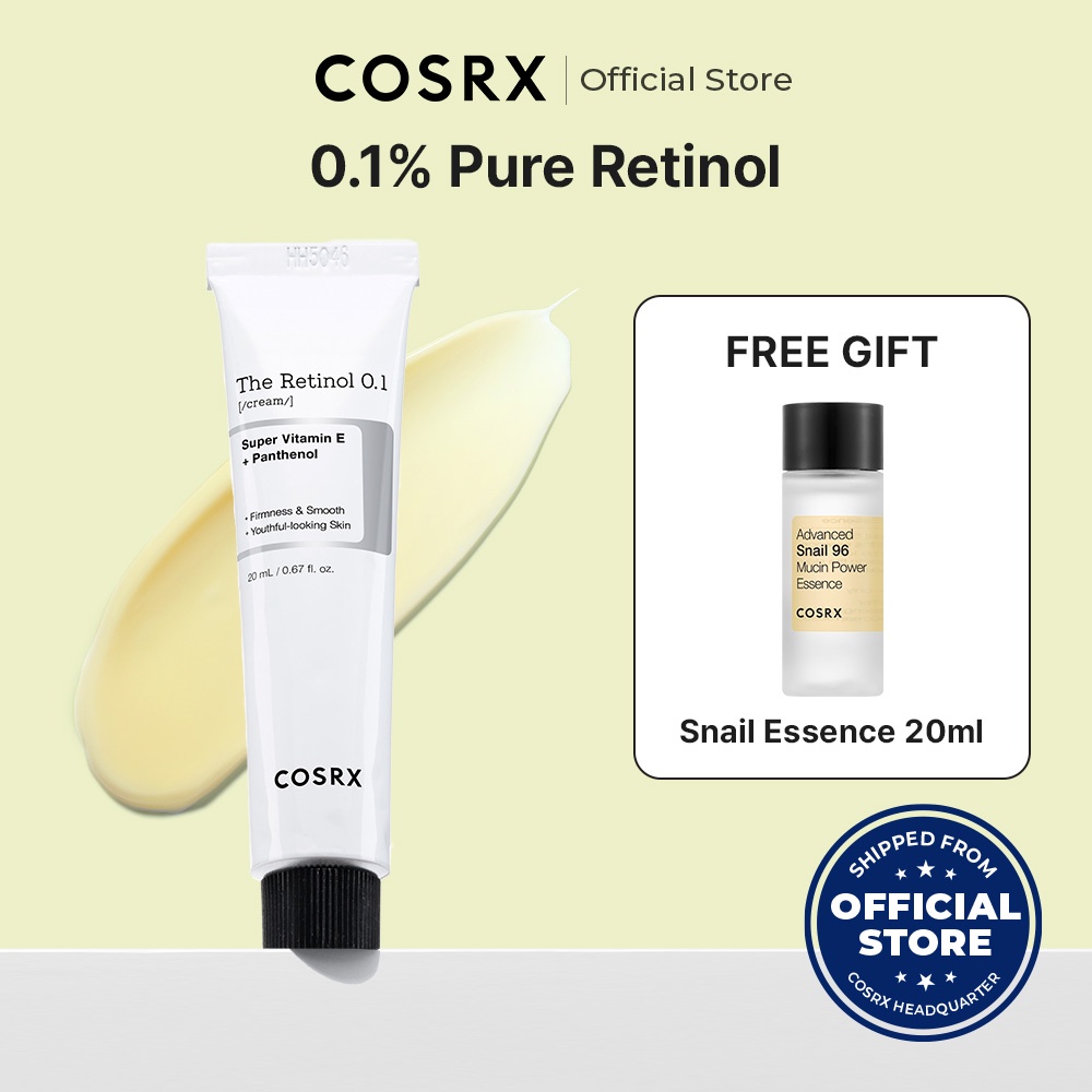 [COSRX OFFICIAL] The Retinol 0.1 Cream (20ml), Pure Retinol 0.1