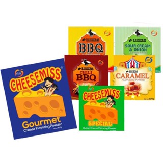 Rancheros Powder Cheesemiss, Sour Cream, Bbq, CaramelButter Cheese, Bbq Chilli 200 grams
