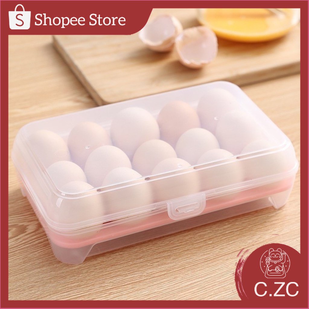CZC Egg Storage / Egg Tray Storage / Food Storage Box / Ref Organizer