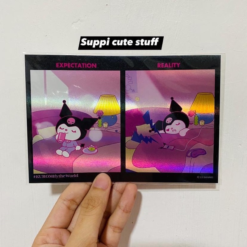 Sanrio Limited Edition Kuromi Postcard 2 | Shopee Philippines