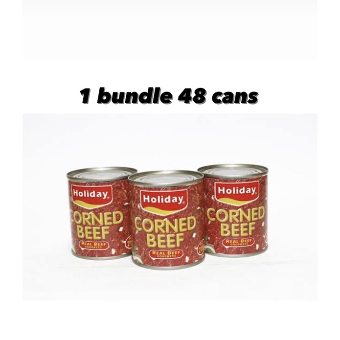 Holiday Corned Beef 215 grams, 1 box 48 pcs Shopee Philippines