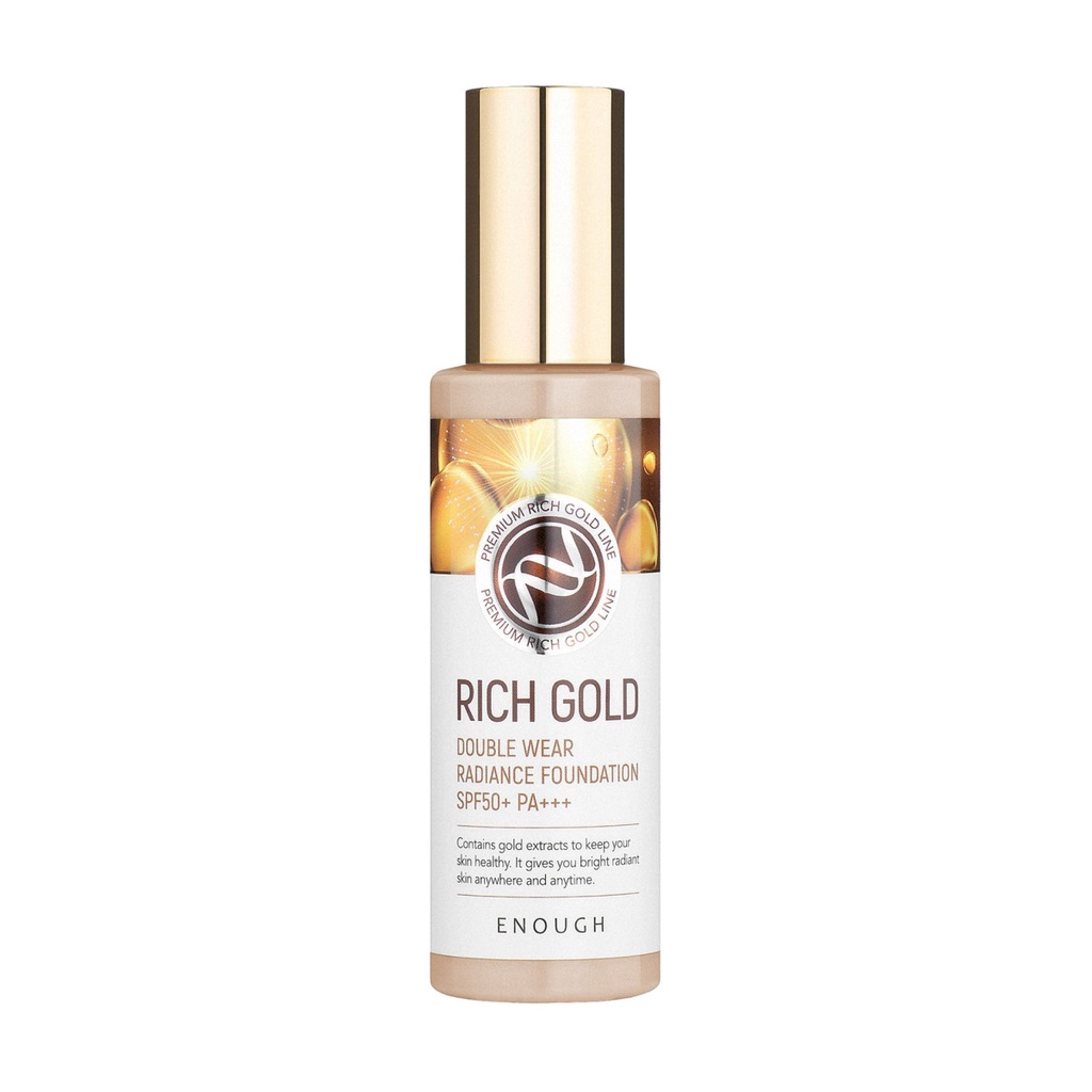 enough rich gold double wear radiance foundation 100ml | Shopee Philippines