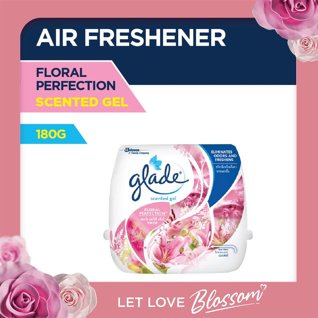 Glade Scented Gel Floral Perfection 180g Shopee Philippines