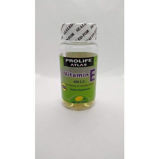 PROLIFE ATLAS VITAMIN E SOFTGEL CAPSULES Shopee Philippines