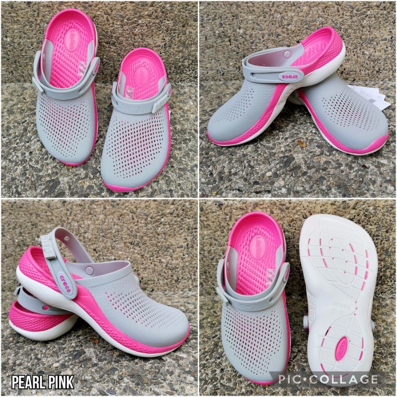 CROCS NEW LITERIDE 360 PEARL PINK CLOG (Unisex) | Shopee Philippines