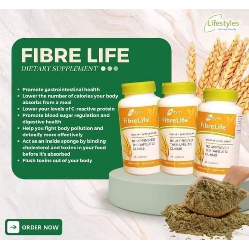 Lifestyles FIBRE LIFE Natural Food Supplement | Shopee Philippines