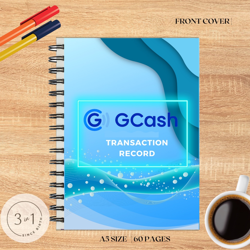 Gcash Transaction Record Notebook Shopee Philippines 5433