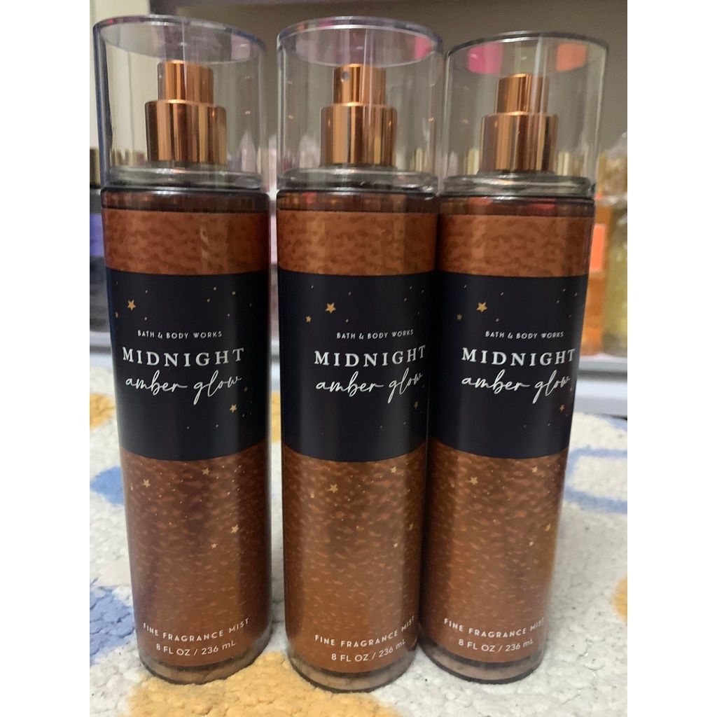 Bath And Body Works Midnight Amber Glow 236ml Shopee Philippines