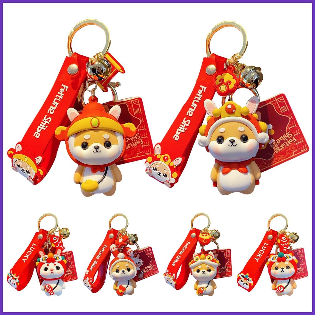 chinese new year rabbit keychain