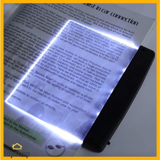 TOPSHOP Portable LED Book Wedge Reading Night Light Panel Reading Light Wedge Paperback