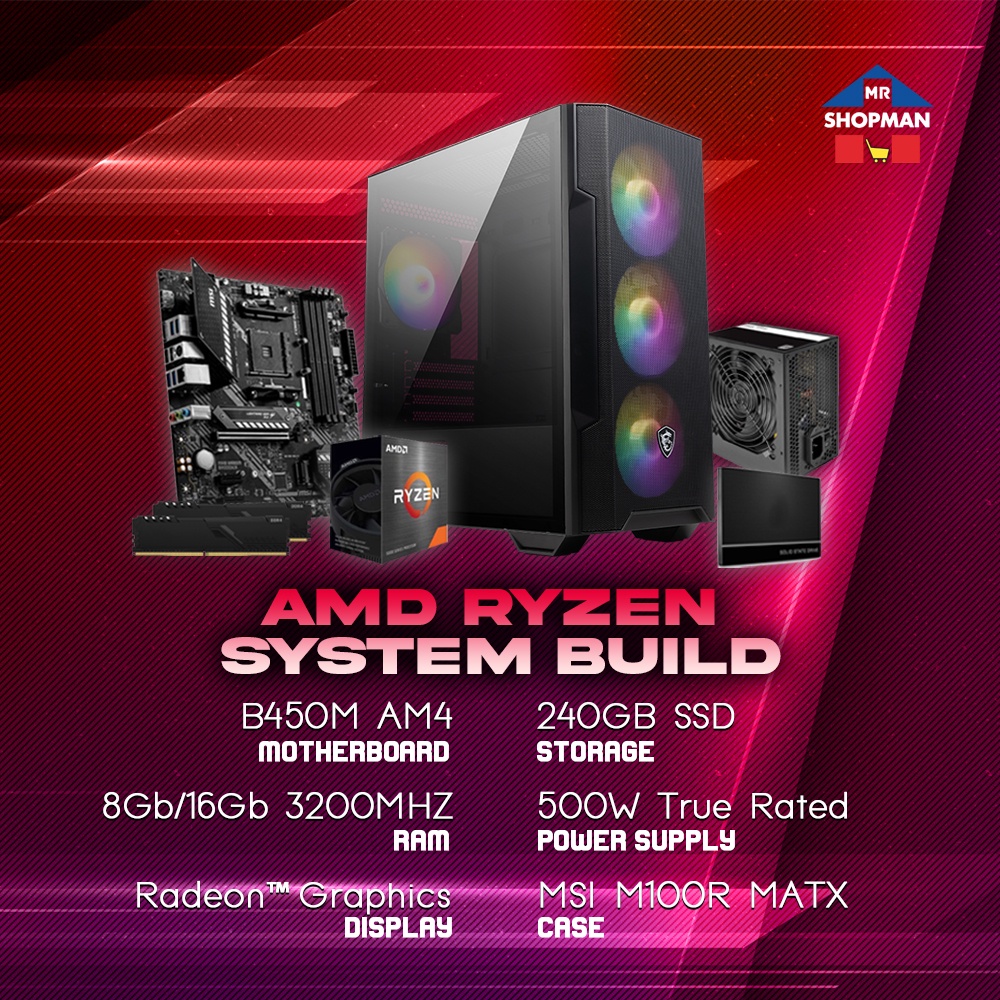 amd-ryzen-5-5600g-w-b450m-motherboard-desktop-computer-pc-build-system