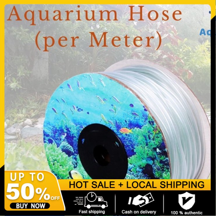 Clear Aquarium Hose for Your Air Pump Walang Putol - Aquapet Aquarium Air Hose 80m per roll (4mm) #1