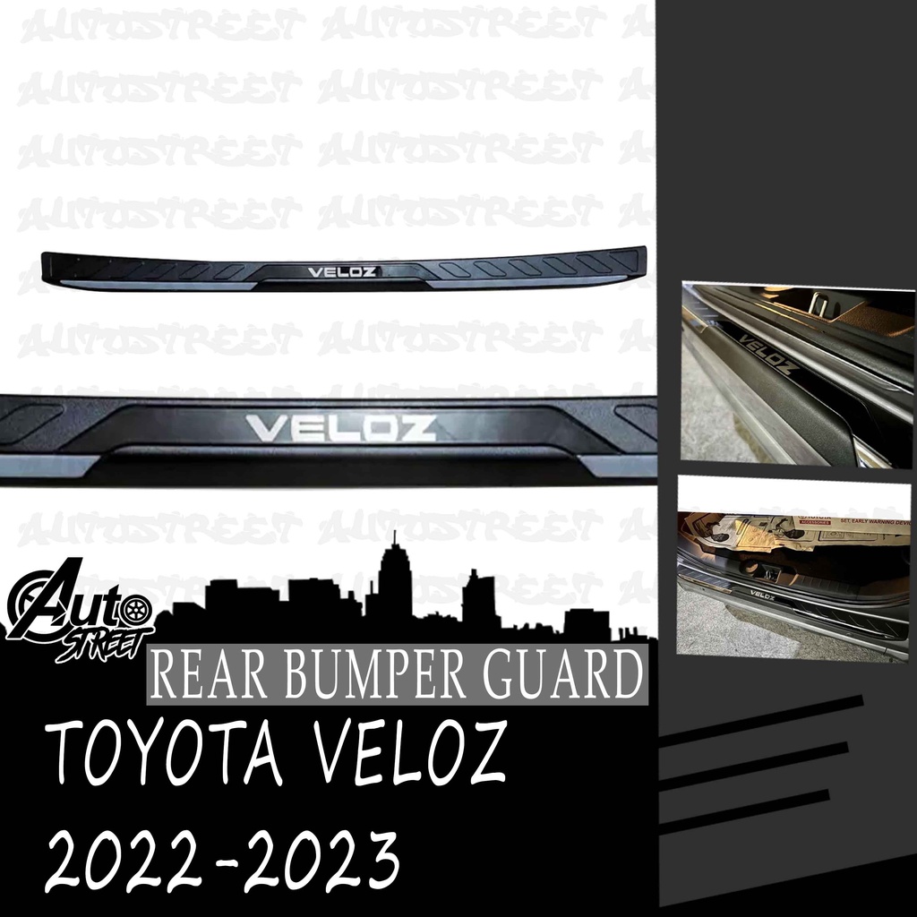 Toyota Veloz 2022-2023 Rear Bumper Guard/ Rear Stepsill (Black ...