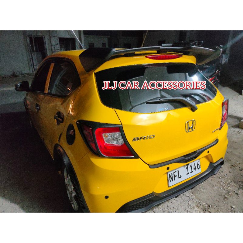 Honda BRIO URBANITE SPOILER (abs plastic,matte black) Shopee Philippines