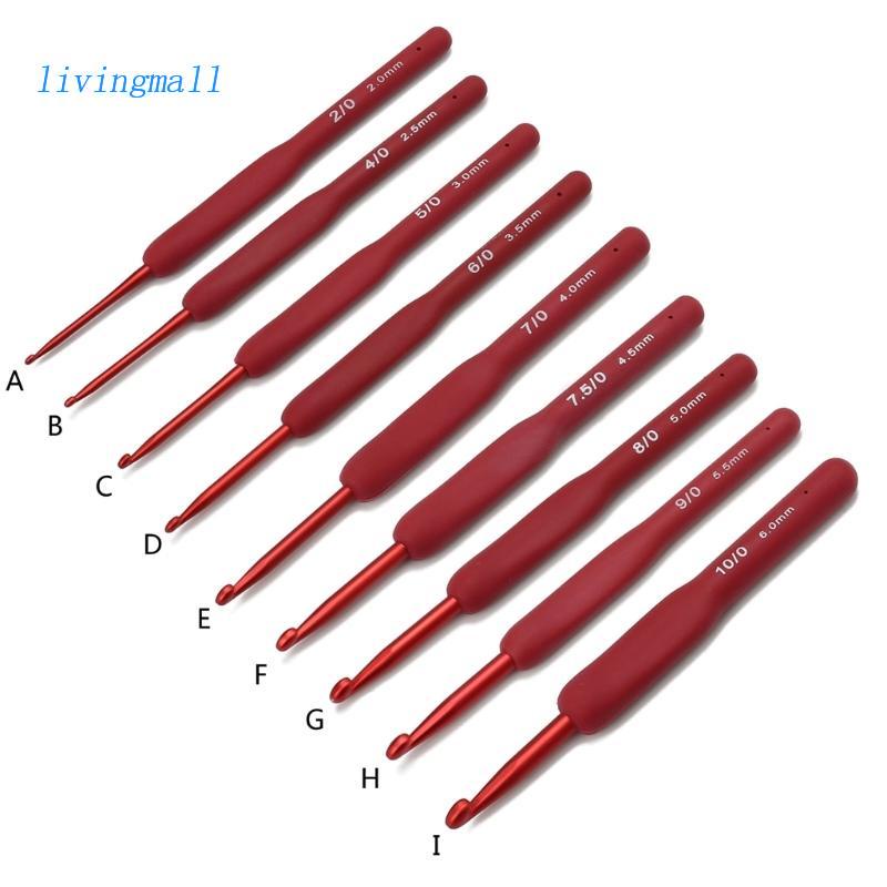 LIVI Crochet Hook 2mm6mm Ergonomic Crochet Hooks ExtraLong Crochet Practical Knitting for DIY