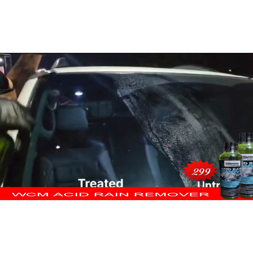 WCM ACID RAIN REMOVER 250 ML Wtih Free Micro Fiber 100 Effective