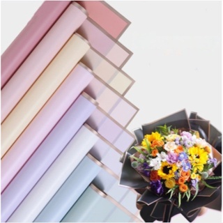 20pcs Korean Trendy Flower Wrapper Florist Paper with Borders (Waterproof)double-sided features3300