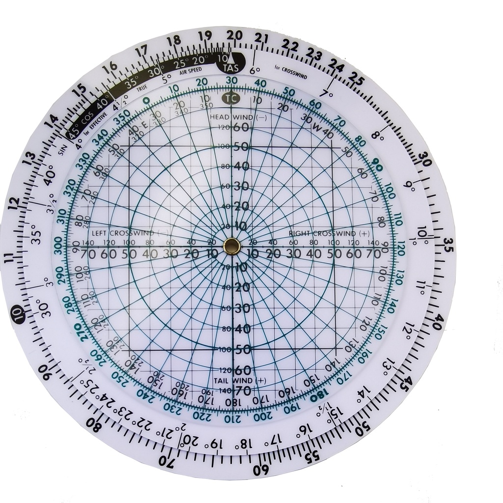 Aviation Round Shape Circular Vector Flight Measuring Computer ...