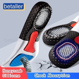 Shoe Insoles Orthotic Arch Support Shoe Pad Sport Running  Silicon Gel Insert Sport Cushioning 1pair