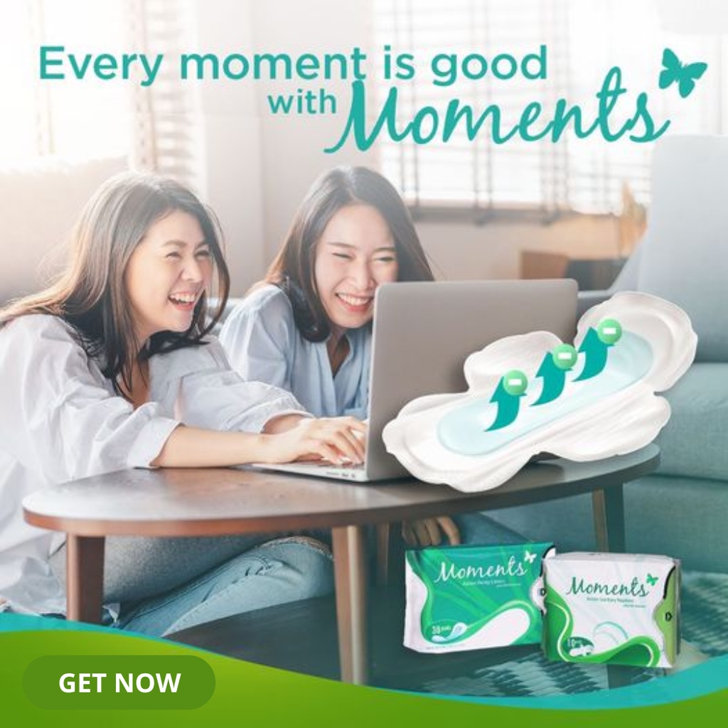 SANTE MOMENTS ANION SANITARY NAPKINS AND ANION PANTY LINERS NEGATIVE