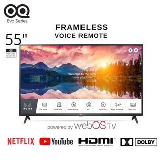 OQ 55' Smart LED TV Android WebOS System 4K Resolution (Free Wall Mount)