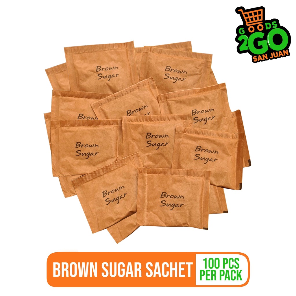 GOODS2GO BROWN SUGAR AND WHITE SUGAR IN SACHET 200 PCS. Shopee