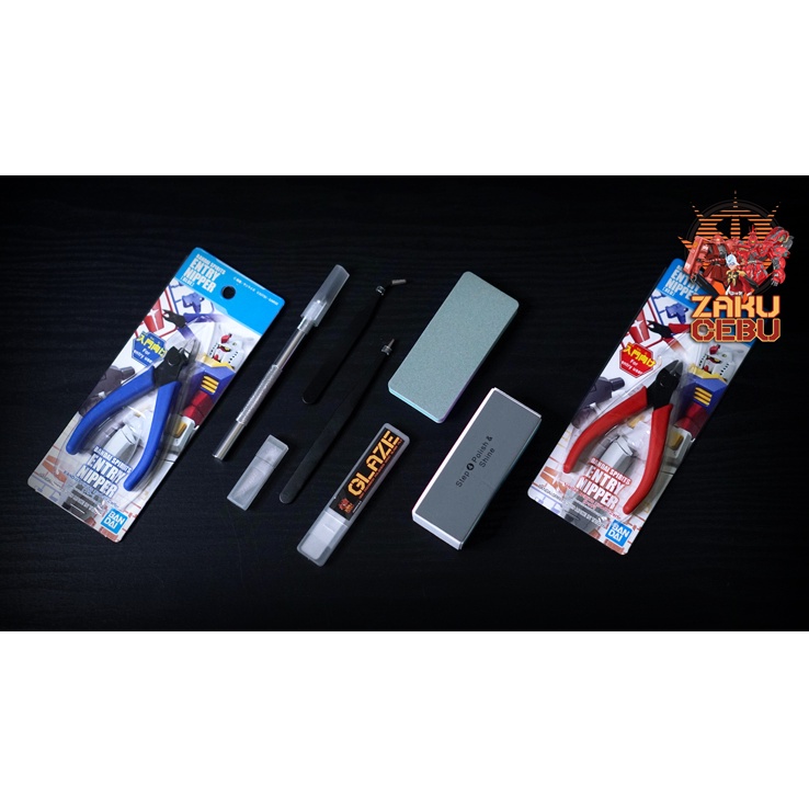 Zaku Cebu Ultimate Hobby Tools Set Combo (Bandai Nippers, Xacto Like
