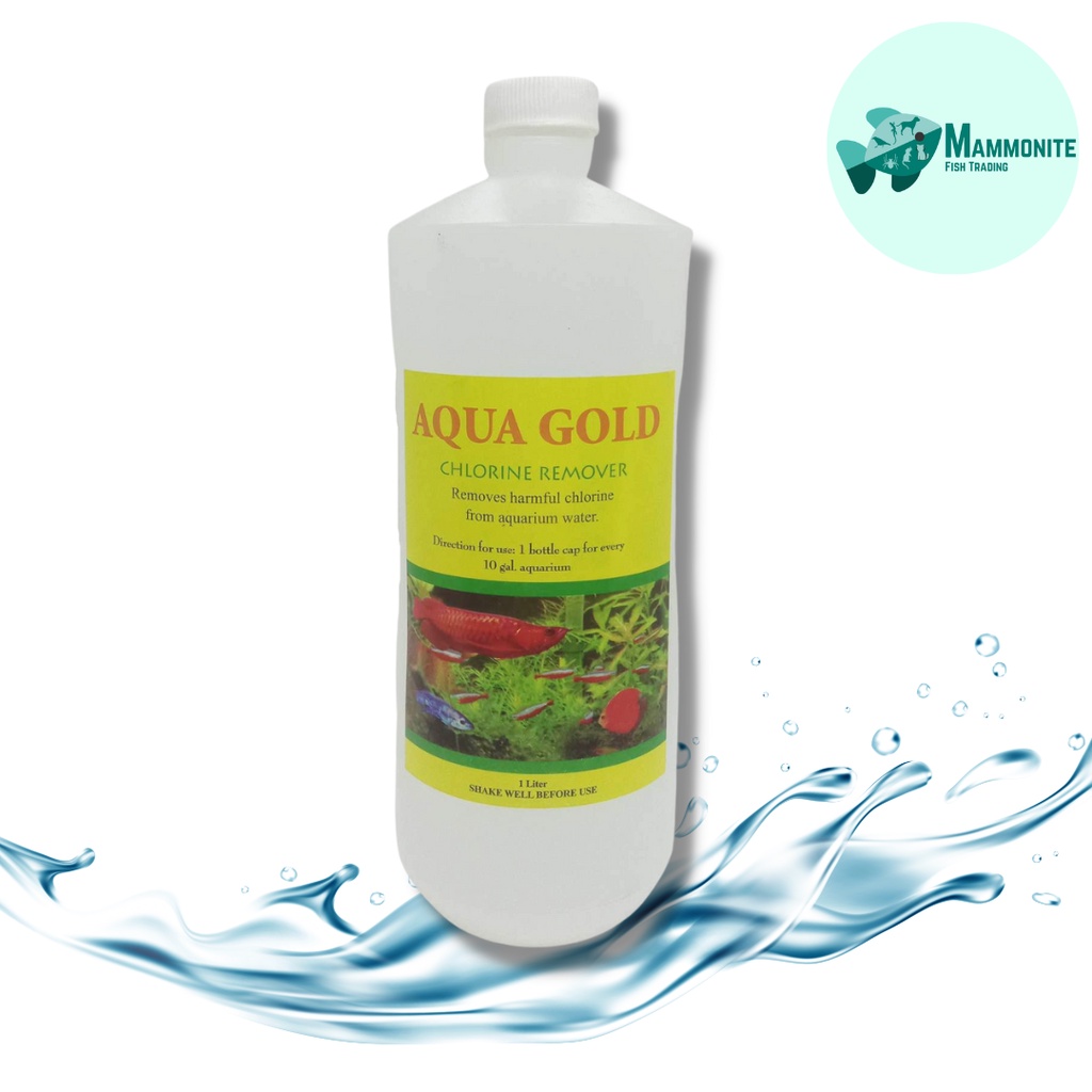 Aqua Gold Chlorine Remover AntiChlorine 1 Liter Dechlorinator Chlorine