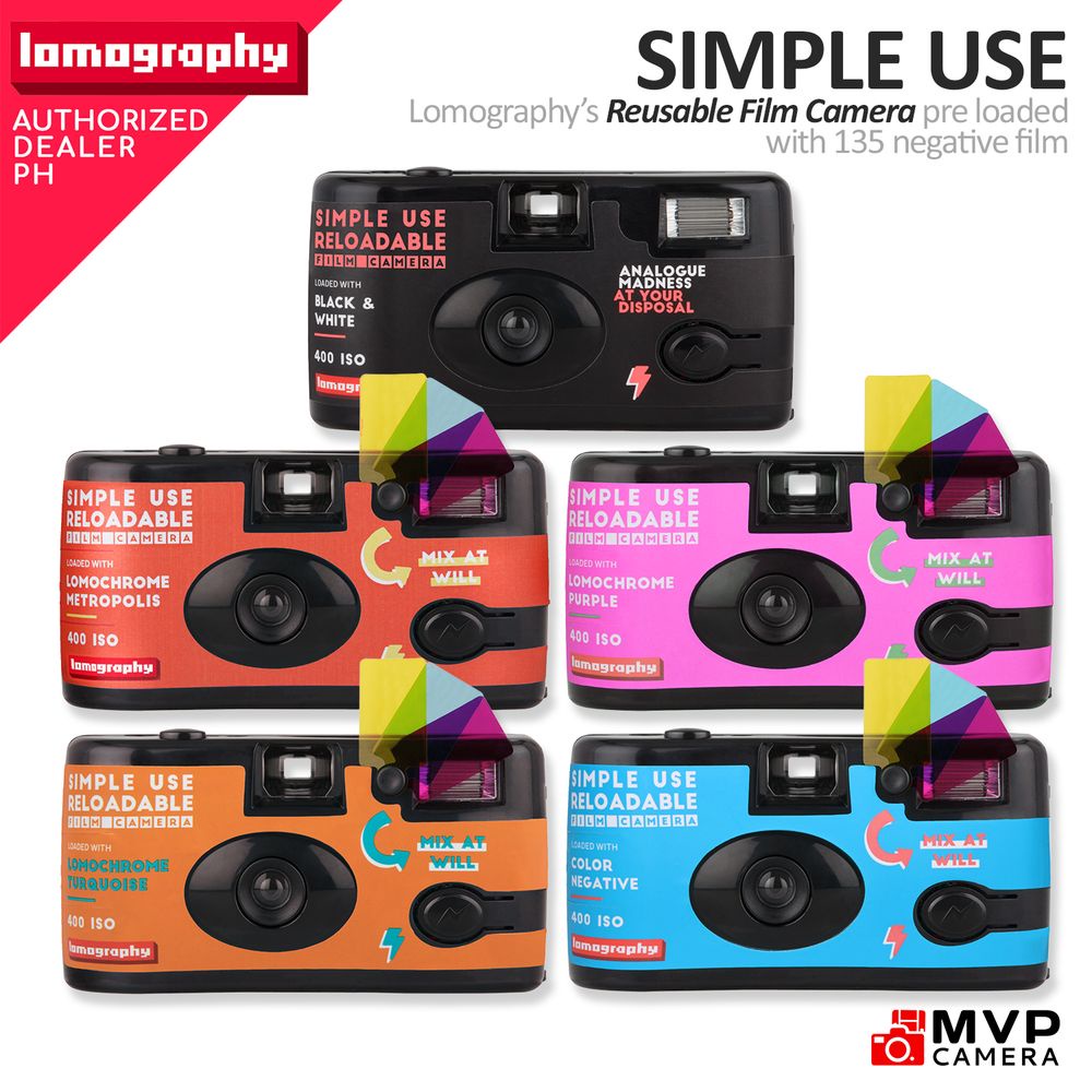 lomography simple use reloadable film camera
