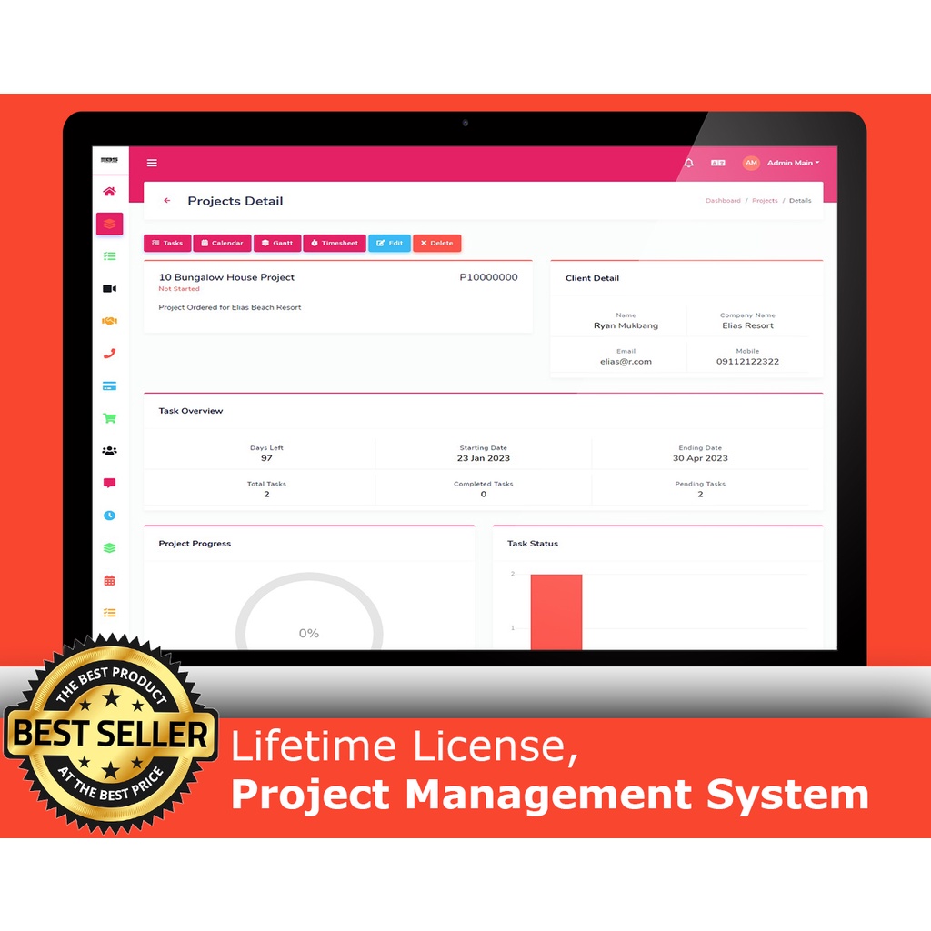 EZ PMS Project Management System | Shopee Philippines