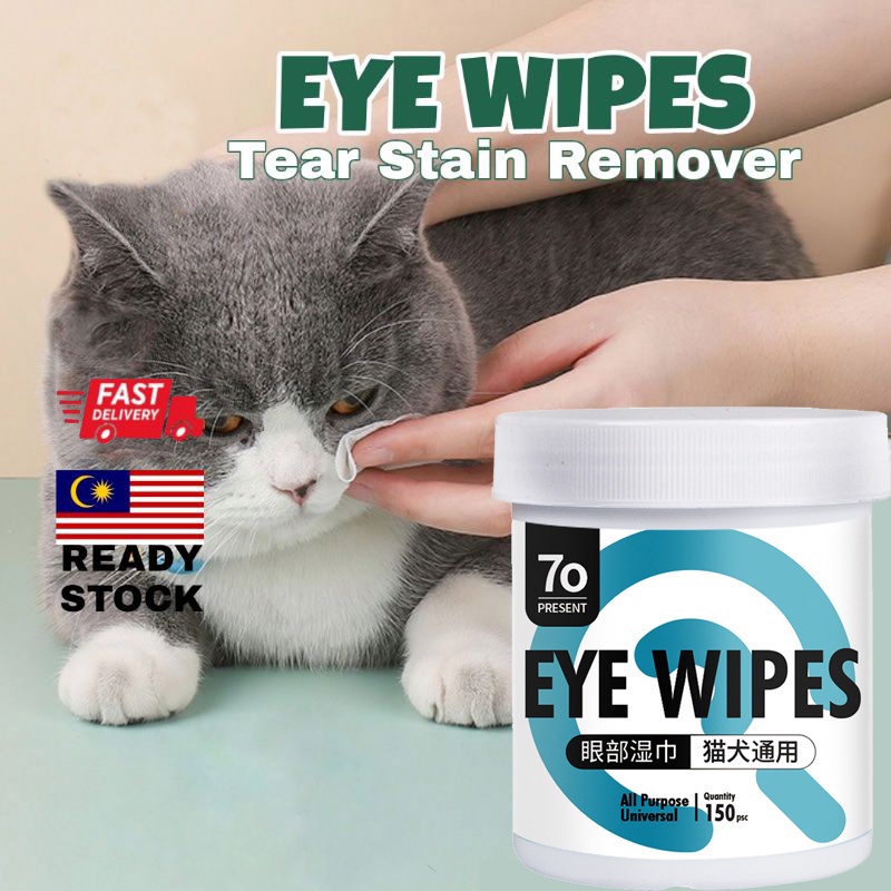 Pet Eye Wet Wipes Cat Dog Tear Stain Remover MultiPurpose Cat Wipes