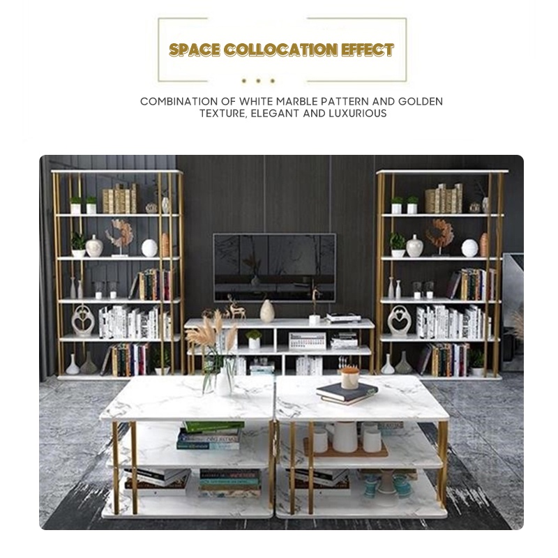 ✨COD✨TV Rack Cabinet TV Stand Table Furniture For Living Room With Multifunctional  Storage - Image 4