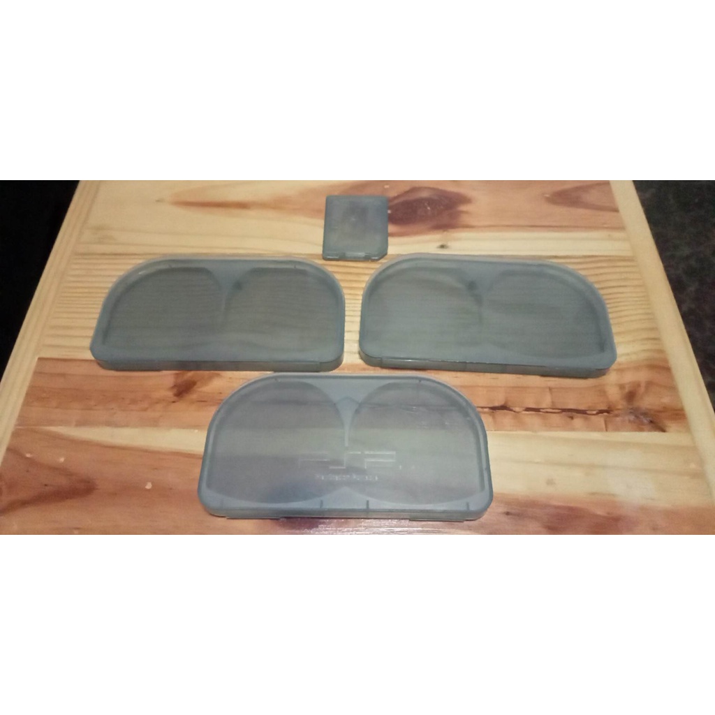 PSP UMD Case 3 pcs. Bundle with 1 Free Memory Card Case [Keeps 4 UMD