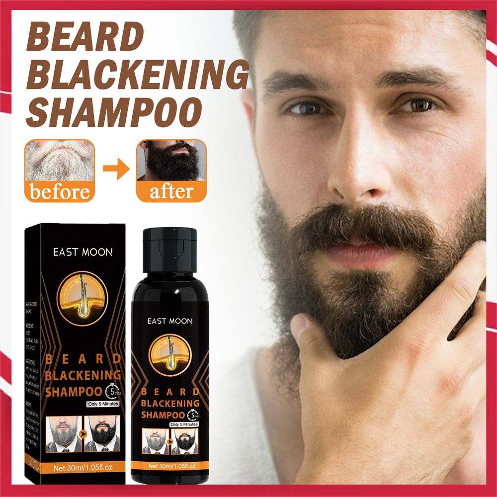 East Moon 30ml White To Black Shampoo Black Dye Shampoo Hair Dye