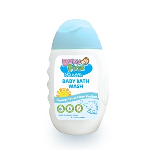 Baby First Nouveau Baby Bath Wash 110ml Milk Scent 2 Bottles +  Aloe Vera and Vitamin E Scent #2