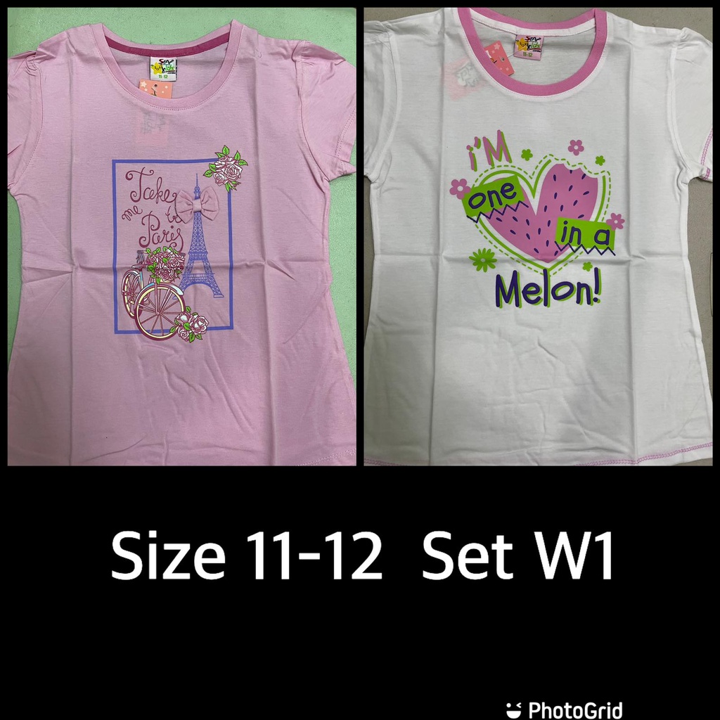 Star kids Girls Blouse 5-8yrs old (2pcs)