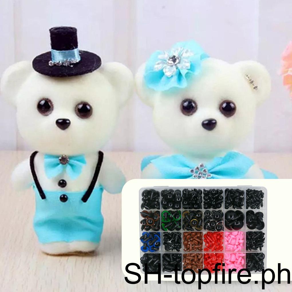 838Pcs Toy Plastic Eyes Noses Kit Handmade Buttons Crafting Plush