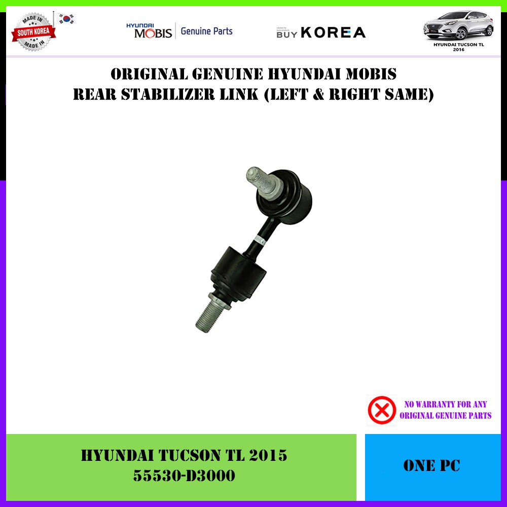 Hyundai Tucson TL 2016 Mobis Rear Stabilizer Link 1pc (LH RH Same 55530