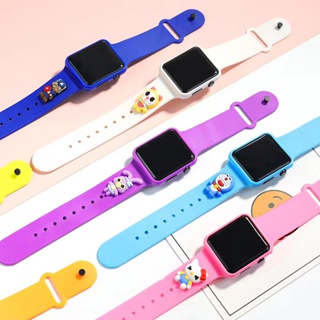 New Hot Watch Cartoon Led  Wristwatch For Kids Silicone Strap Bracelet Sports Watch W0230