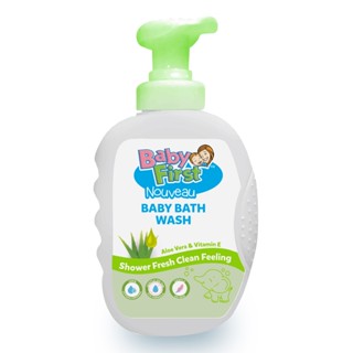 Baby First Nouveau Baby Bath Wash 650ml Aloe Vera and Vitamin E Scent 2 Bottles #2