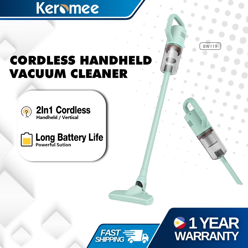Keromee Wireless Household Vacuum Cleaner Handheld Stick Mini 2in1