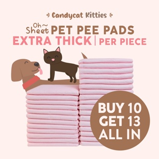 Per Piece! Oh Sheet Pink Pet Pee/Potty Training Pad for Dogs and Cats | Odour Absorbent | Candycat