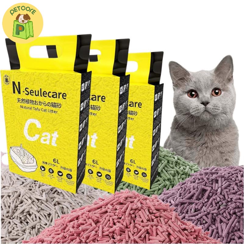 New Ratio Upgrade Mixed Cat Litter 6L Food Grade Plant Tofu Residue